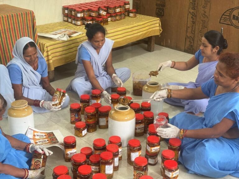 Women prisoners are becoming self-reliant through the Nishchay program.