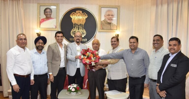 Officials of private universities met Governor Shri Deka