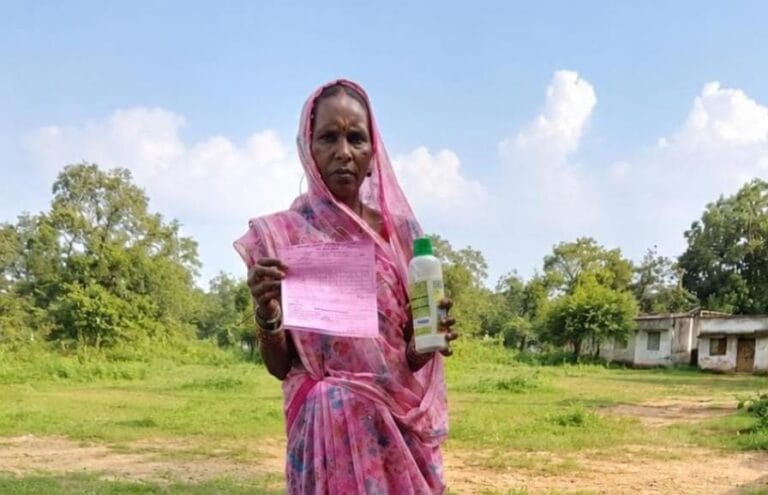 The hard work of woman farmer Smt. Shakuntala and Nano DAP has increased the production