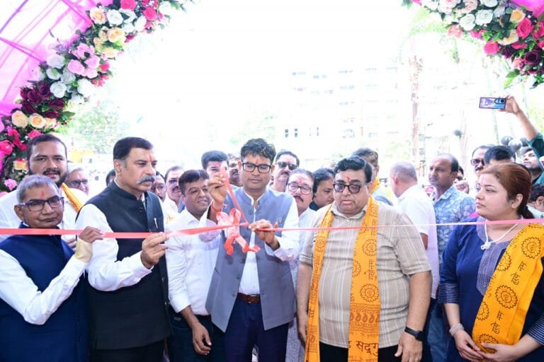 Finance Minister Shri OP Choudhary inaugurated GK Electric Showroom