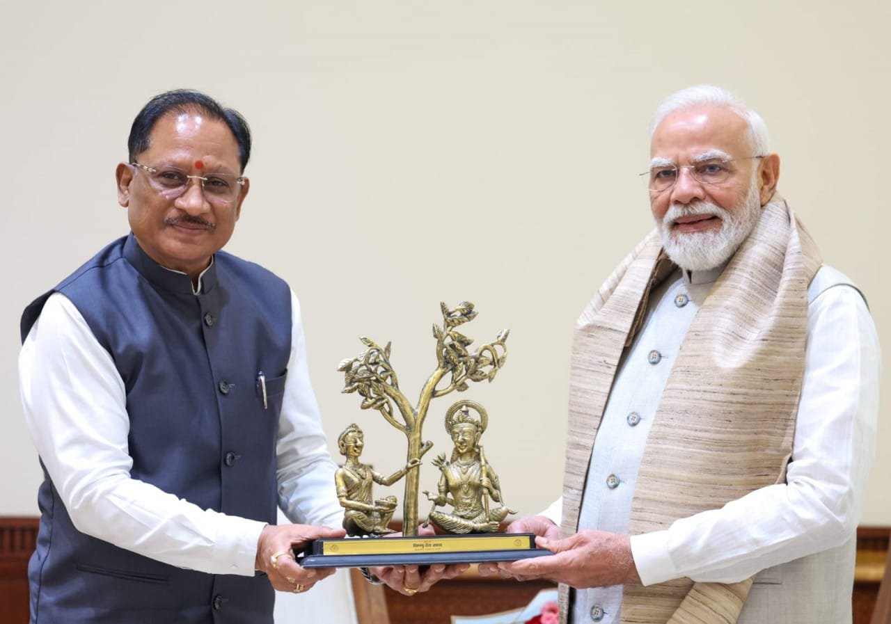Chief Minister Vishnu Dev Sai met Prime Minister Narendra Modi, detailed discussions were held on the development of Chhattisgarh and ‘Bastar Vision’.