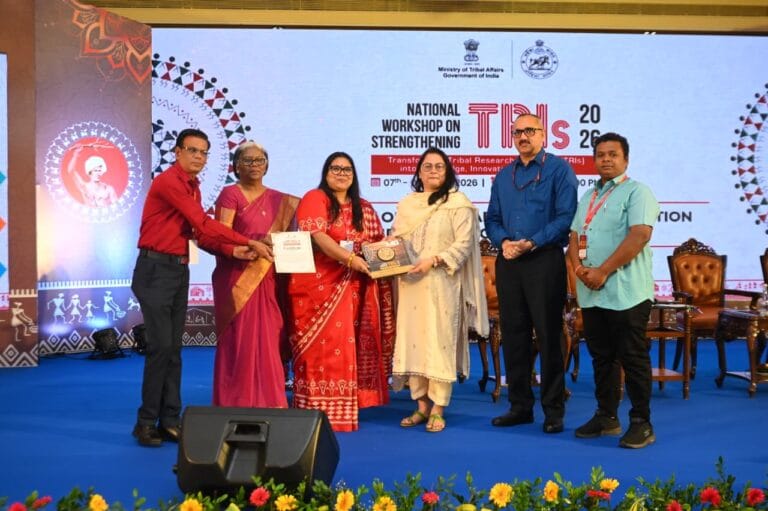 Chhattisgarh Tribal Research and Training Institute gets ‘Certificate of Excellent Performance’*
