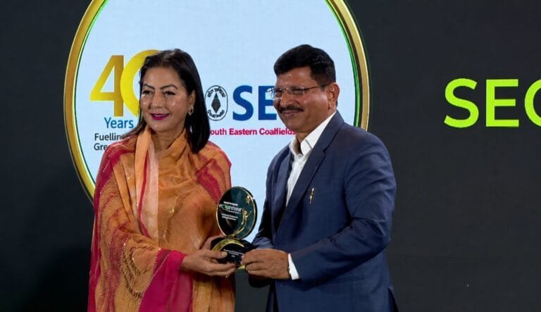 SECL Conferred ‘Green Transition Leadership Award’ for Environmental Conservation and Green Initiatives