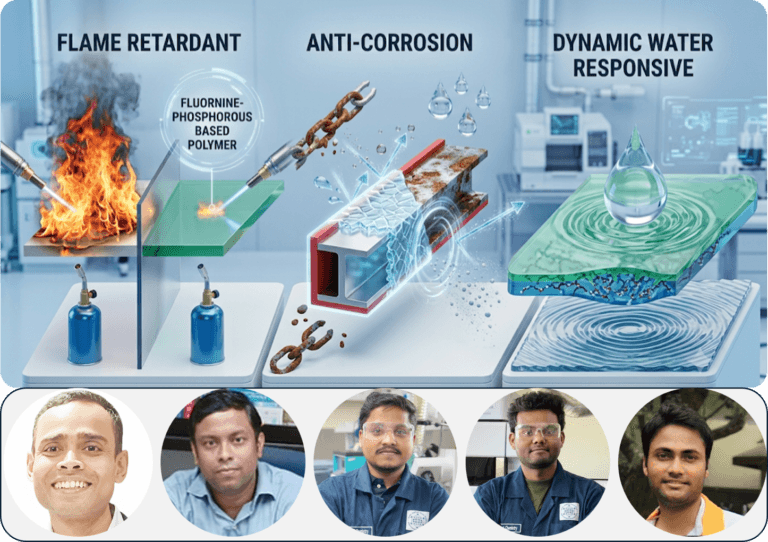 IIT Bhilai Researchers Develop Smart Multifunctional Coating for CorrosionProtection and Fire Safety in collaboration with researchers from IIT Patna
