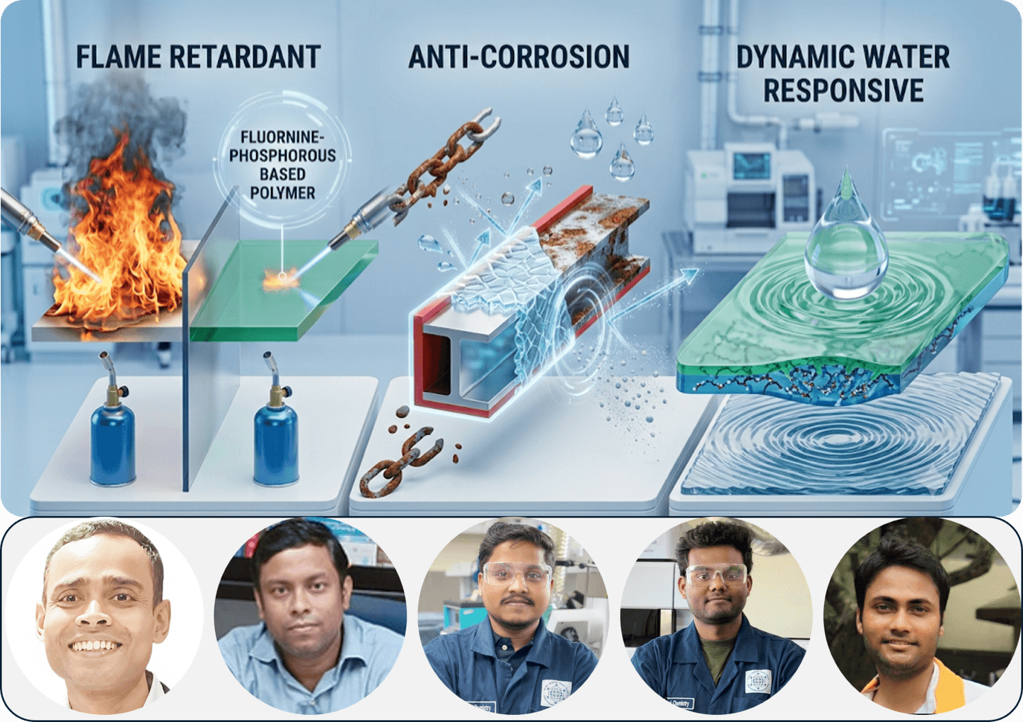IIT Bhilai Researchers Develop Smart Multifunctional Coating for CorrosionProtection and Fire Safety in collaboration with researchers from IIT Patna