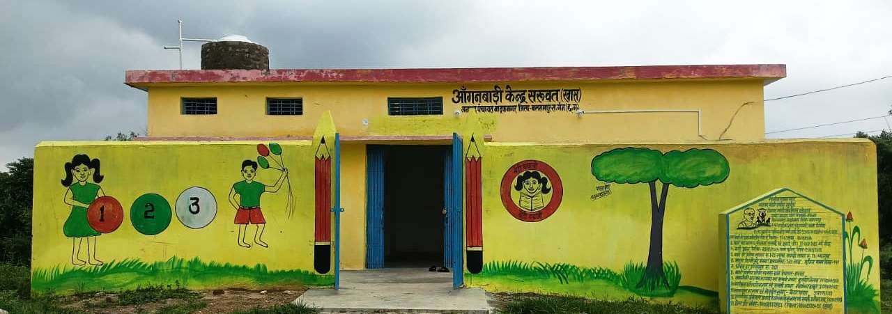 New beginning of Anganwadi in the remote hilly village Saruwat