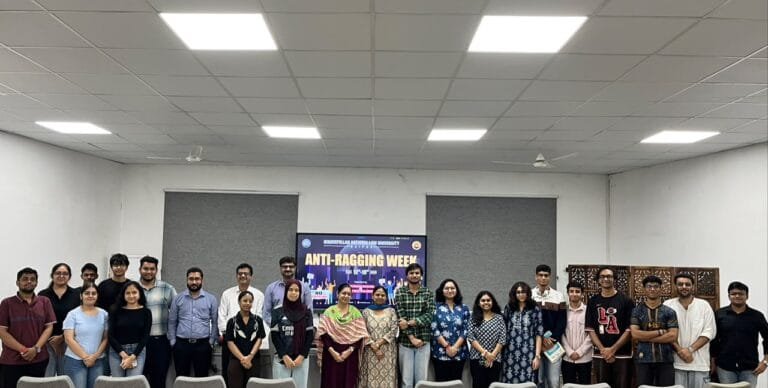 Anti-Ragging Week 2026 Celebrated at HNLU: Reaffirming the Values ​​of Dignity, Respect and Rule of Law 