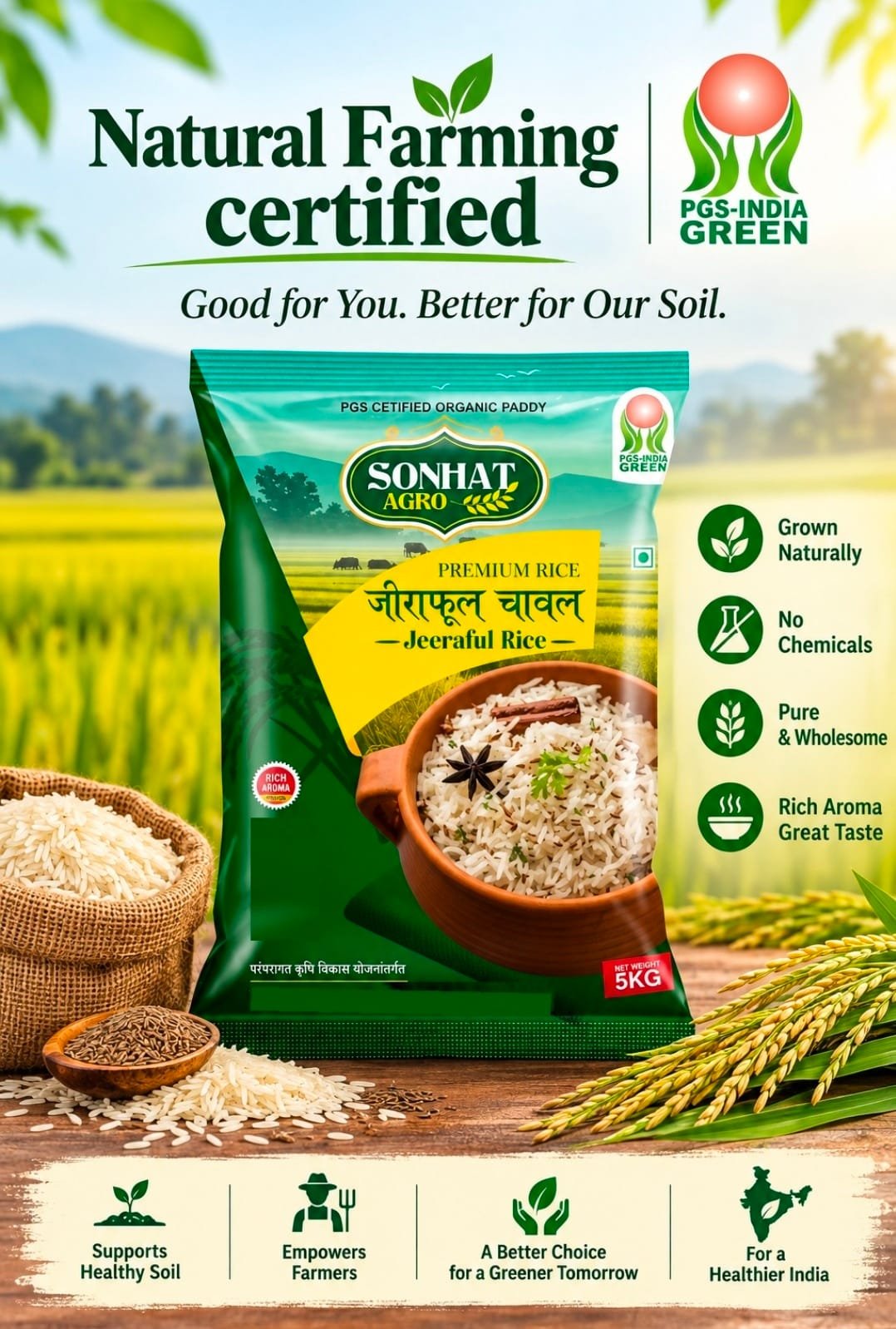 Koriya’s Jeeraful Rice Carves a New Niche; FPO Model Secures Better Markets for Farmers