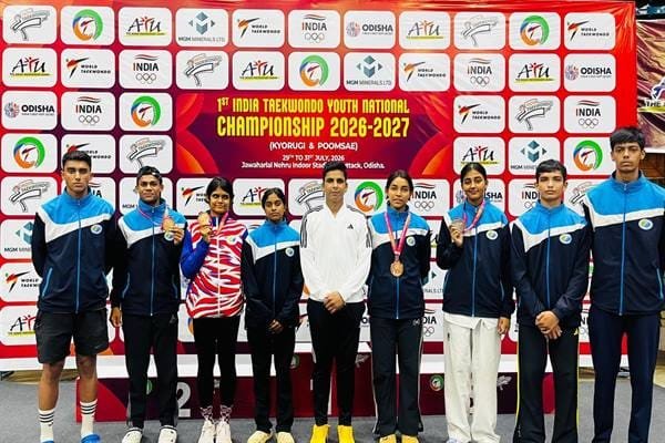 Brilliant performance by Madhya Pradesh Academy in National Taekwondo Championship