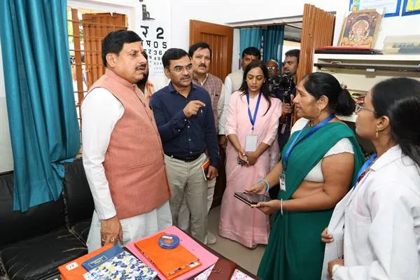 Chief Minister Dr. Yadav observed from the sub health center