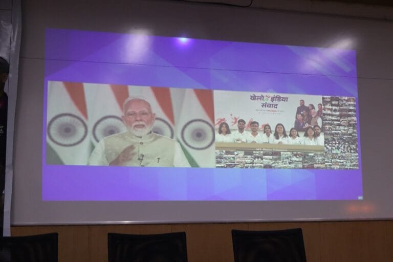 Khelo India Samvad at IIT BhilaiOn the occasion of National Sports Day 2026, the students, faculty, and staff participated in the “Khelo India Samvad – Khel Ki Baat, PM Modi Ke Saath,” which was organized on
