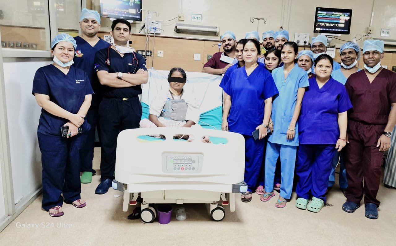 48-year-old woman from Bihar undergoes successful bypass surgery at Ambedkar Hospital