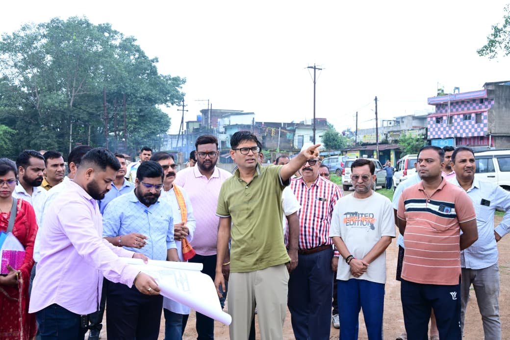 The picture of Raigarh will change: Finance Minister Shri O.P. Choudhary conducted a marathon inspection of the development projects.