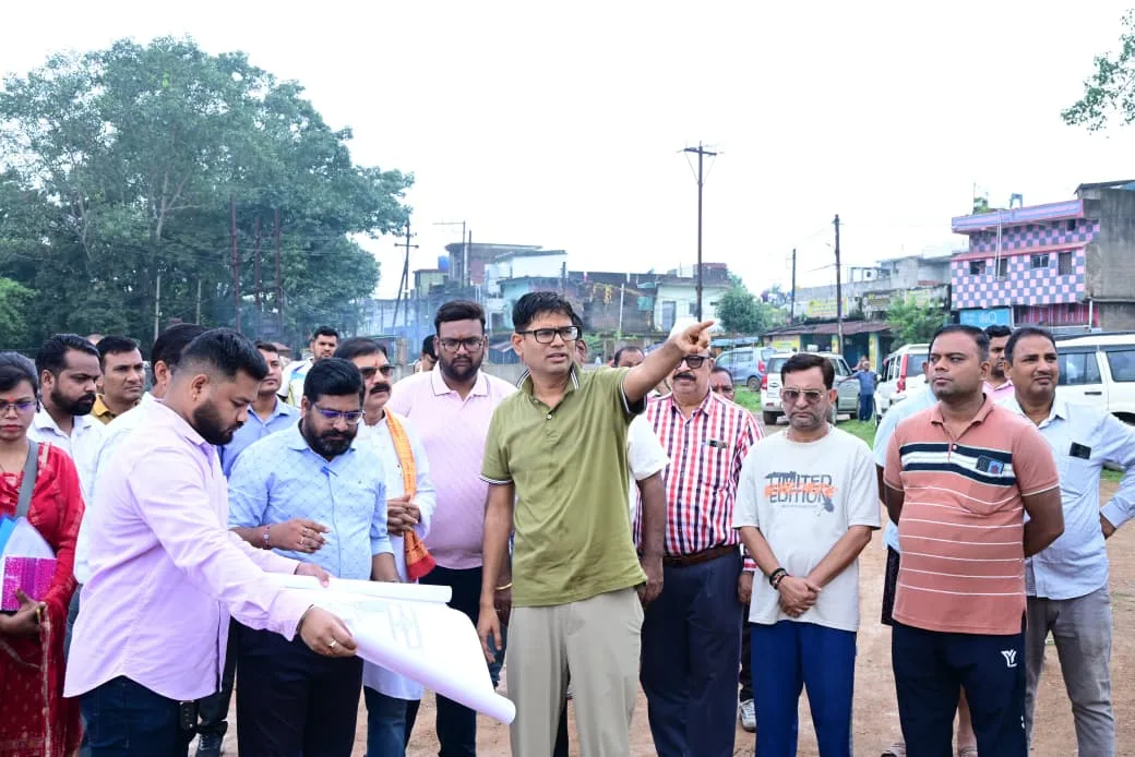 The picture of Raigarh will change: Finance Minister Shri O.P. Choudhary conducted a marathon inspection of the development projects.
