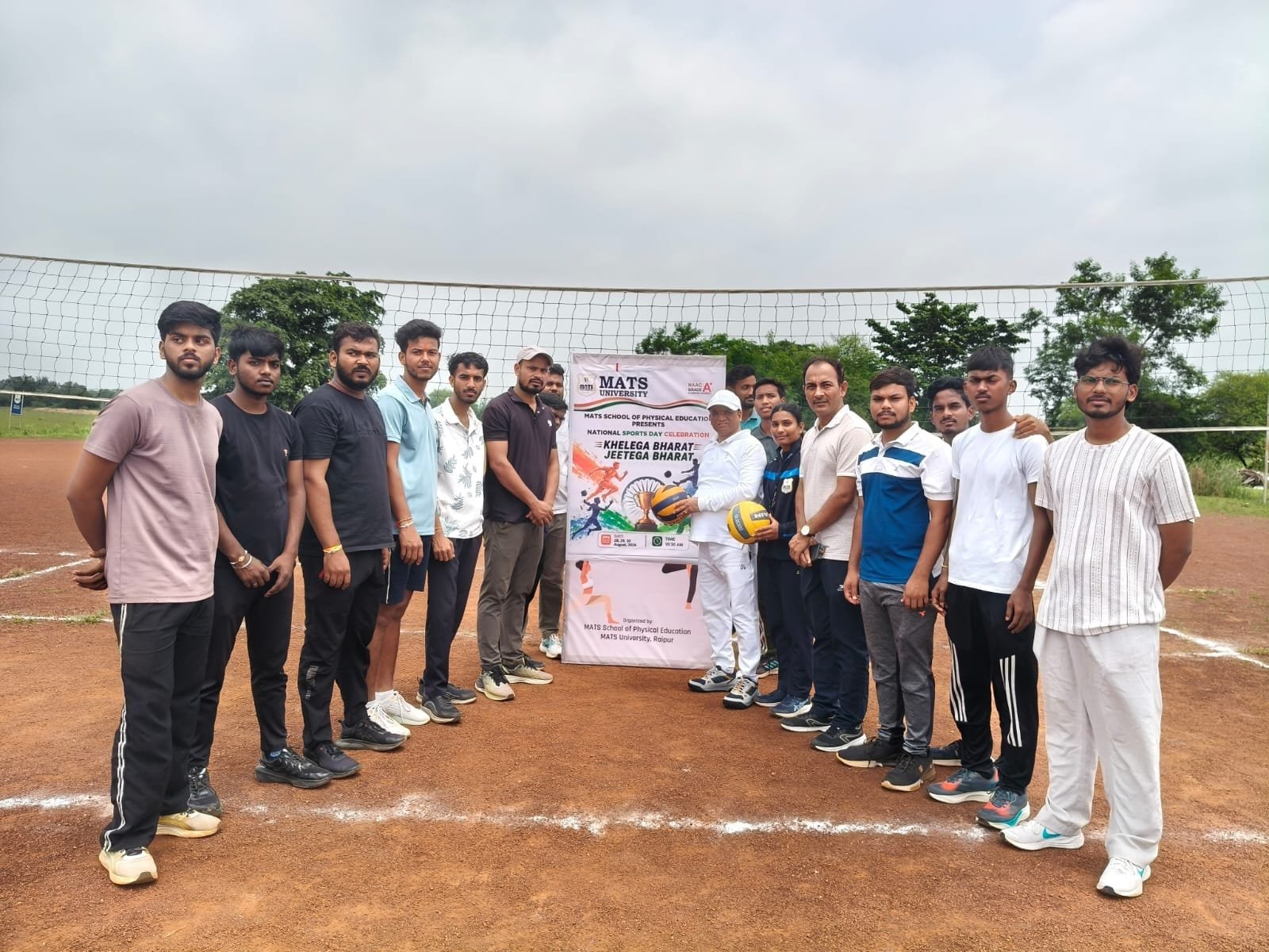 National Sports Day Celebration at MATS University, RaipurA three-day National Sports Day Celebration was organized at
