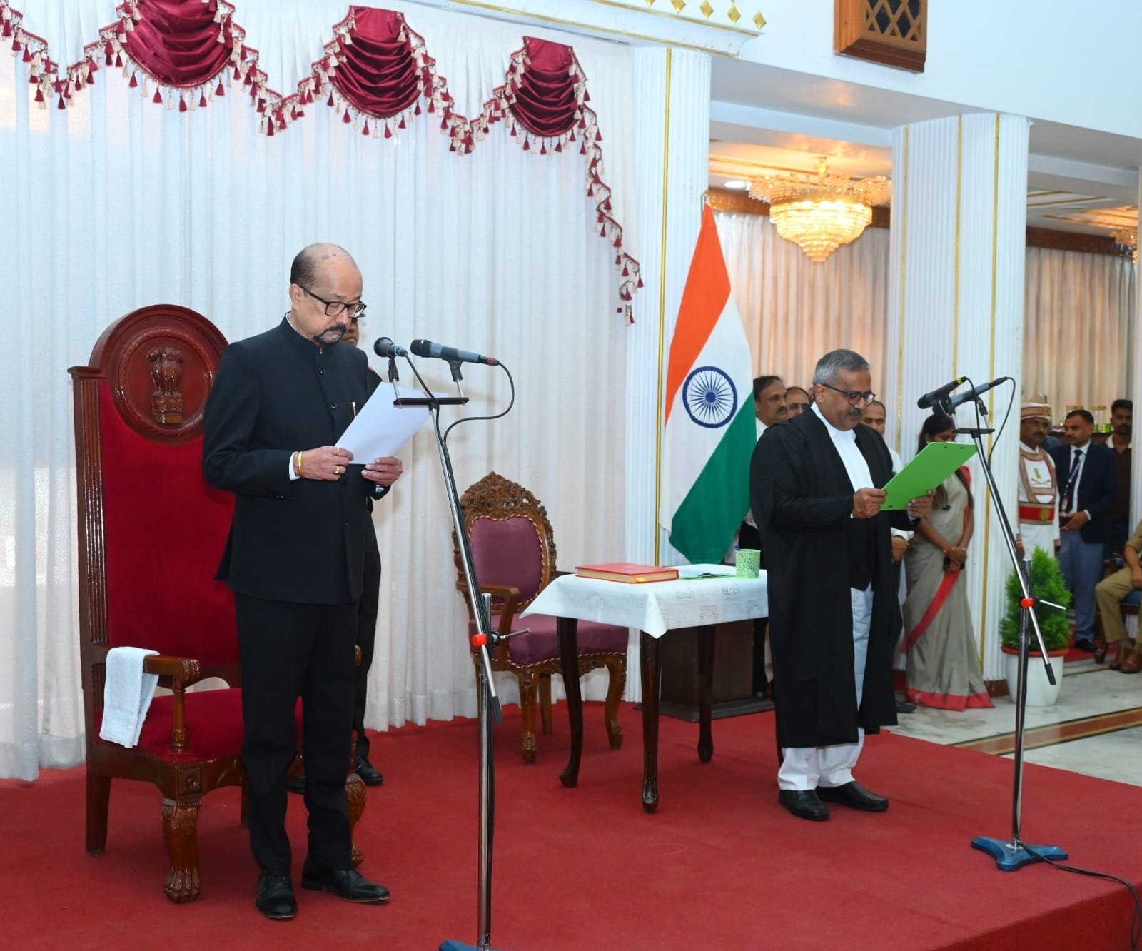 Governor Shri Deka Administers Oath of Office to Justice Krushna Ram Mohapatra as Chief Justice of Chhattisgarh High Court