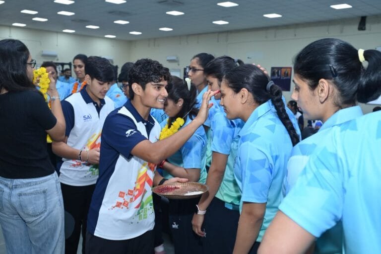 20th Asian Games: Indian Kabaddi Squads Given Warm Send-Off at SAI NCOE Gandhinagar