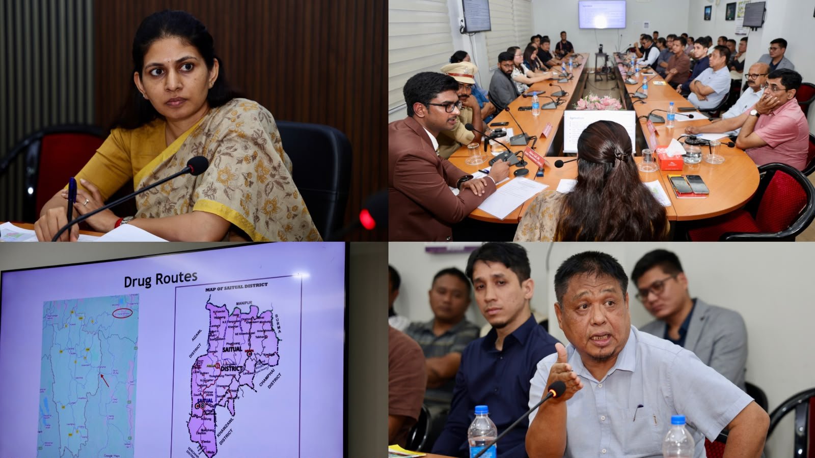 UNION MOS RAKSHA KHADSE CHAIRS DISTRICT REVIEW MEETINGS IN SAITUAL AND KOLASIB; REVIEWS DEVELOPMENT PRIORITIES, SPORTS AND YOUTH ENGAGEMENT