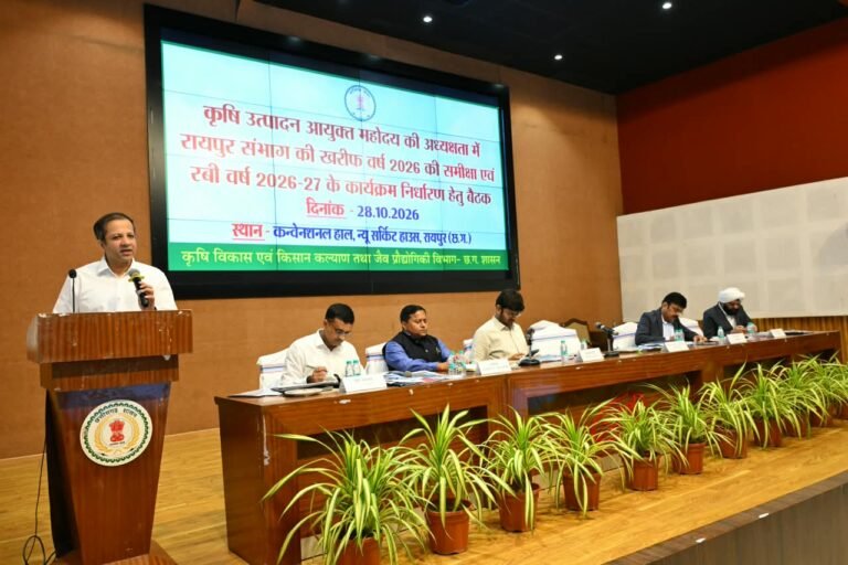 To increase farmers’ income, give top priority to market-based farming and crop diversification – Agriculture Production Commissioner Mr. Pardeshi
