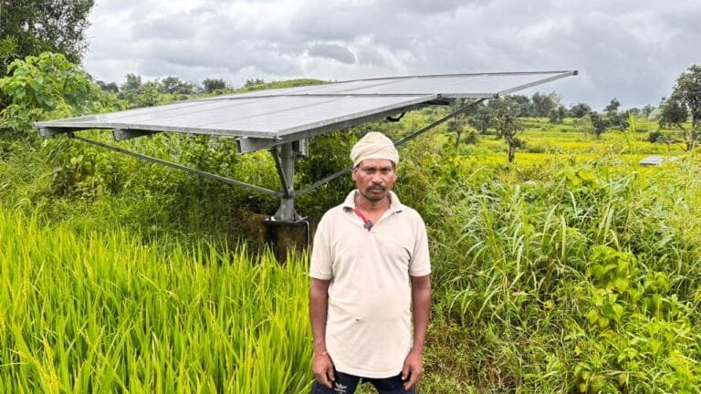 Solar Sujala brings light to the fields, Ashish Toppo is growing three crops in one acre.