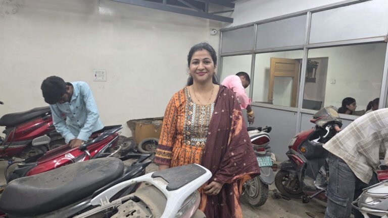 A story of service: Mamta Sharma, not a job seeker, became an employer; she opened an EV workshop and employed 7 people.