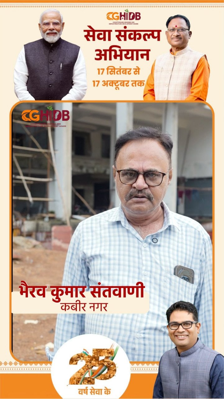 Seva Sankalp Abhiyan: Story of Service: Bhairav ​​Kumar Santwani got a new opportunity to expand his business in the Housing Board’s commercial complex.