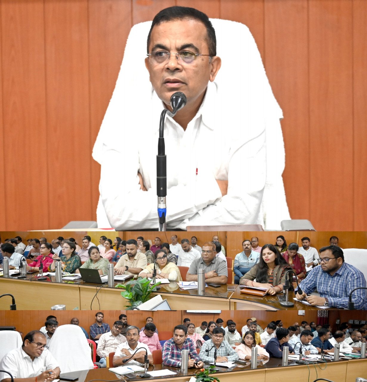  Collector Janmejay Mahobe held a weekly time-limit meeting.
