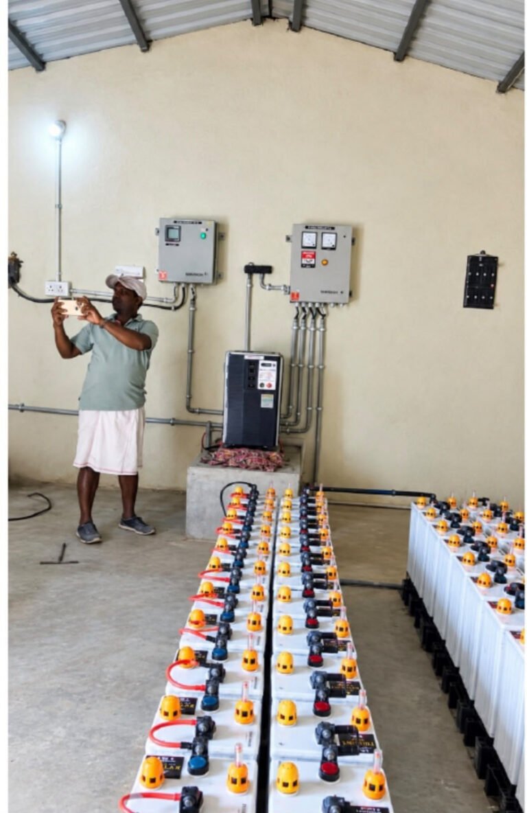 Replacement of batteries will ensure smooth operation of solar power plant