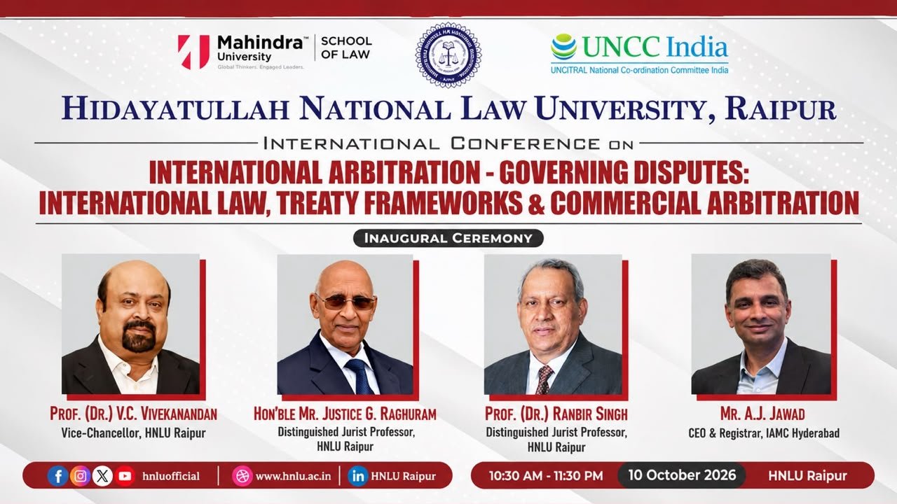 Plan to establish International Arbitration and Mediation Institute at HNLU