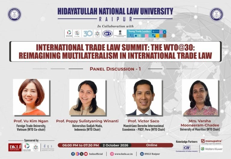 International Trade Law Summit 2026 inaugurated at HNLU