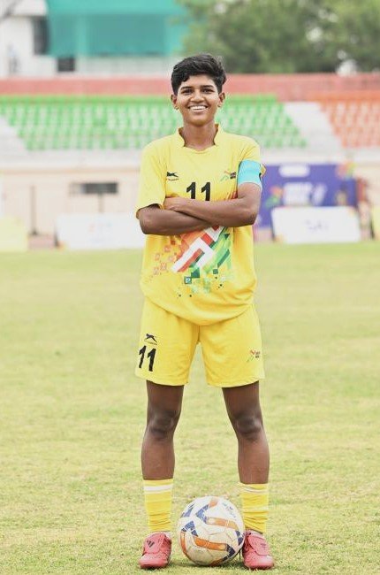 Kiran’s Journey from Raipur’s Football Academy to Team India; Set to Showcase Her Skills Against Russia