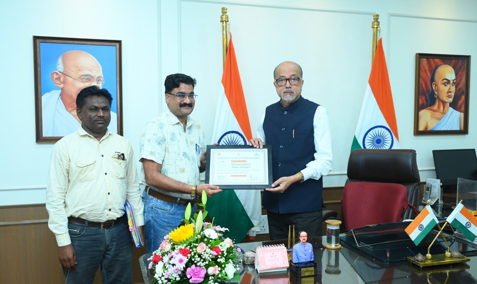 Gedi Dancer Anil Gadhewal Calls on the Governor