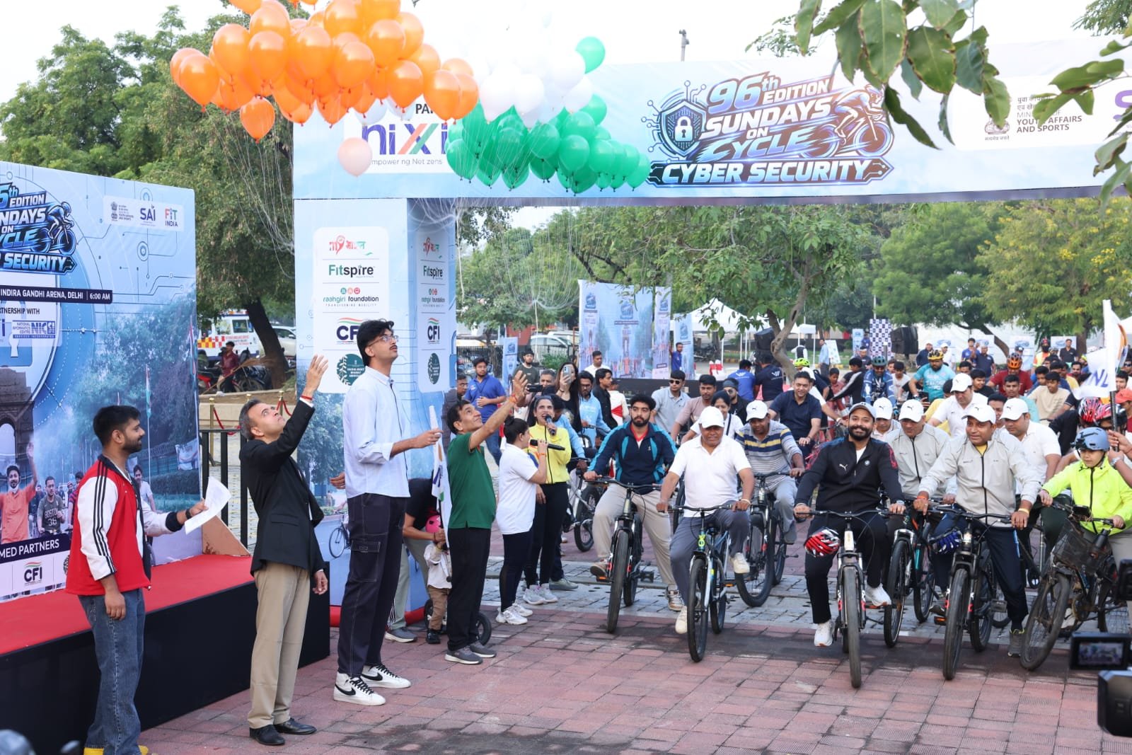 Fit India’s 96th Sunday on Cycle champions a fitter nation and a safer digital future