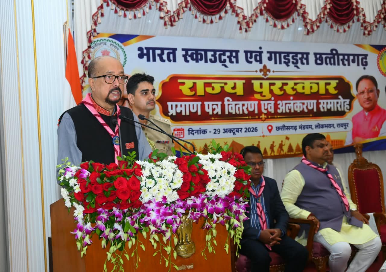 Scouts and Guides should come forward for environmental conservation; play a pivotal role in protecting water and forests – Governor Shri Deka